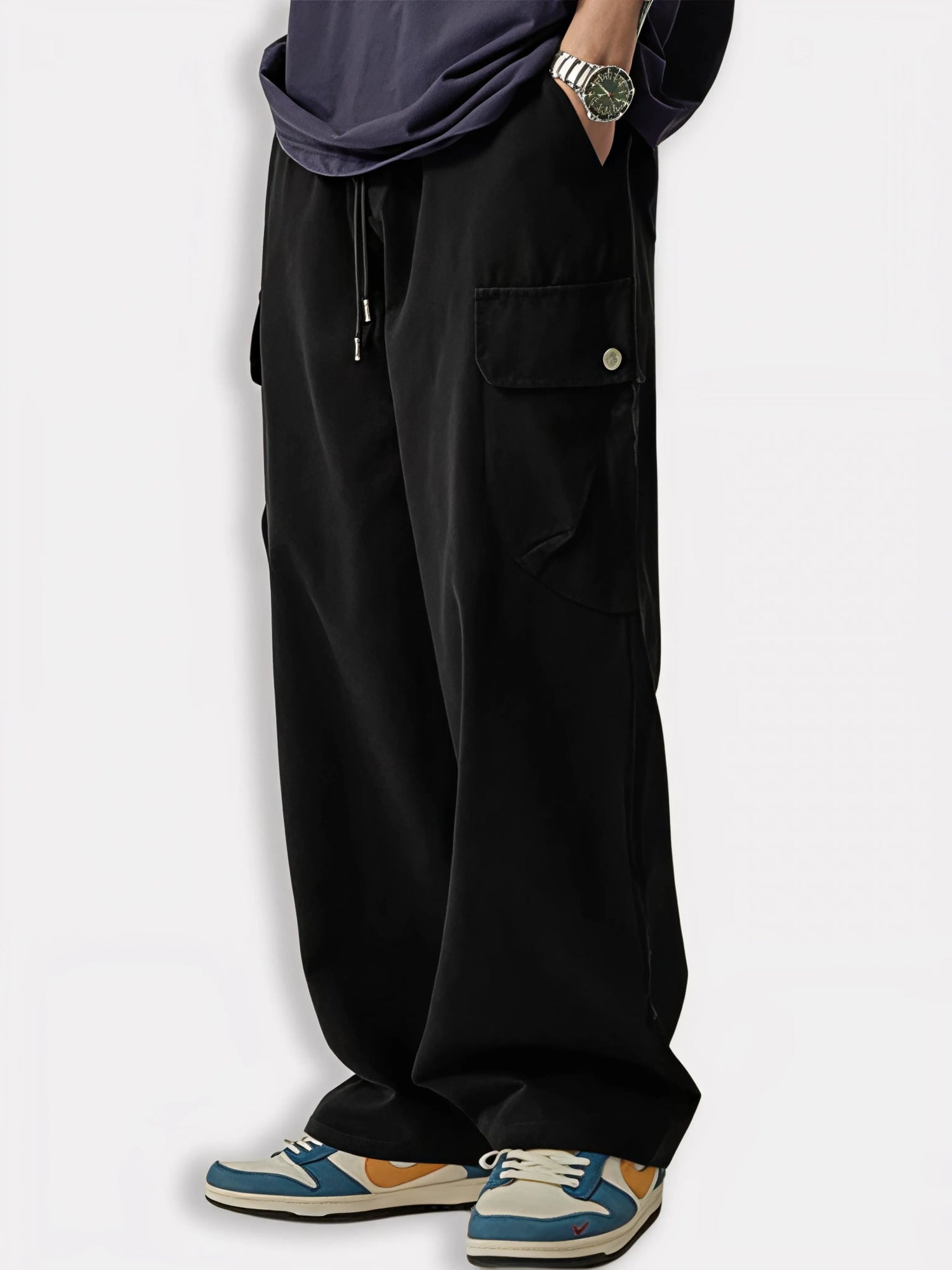 Pantalon Japonais Cargo en Coton