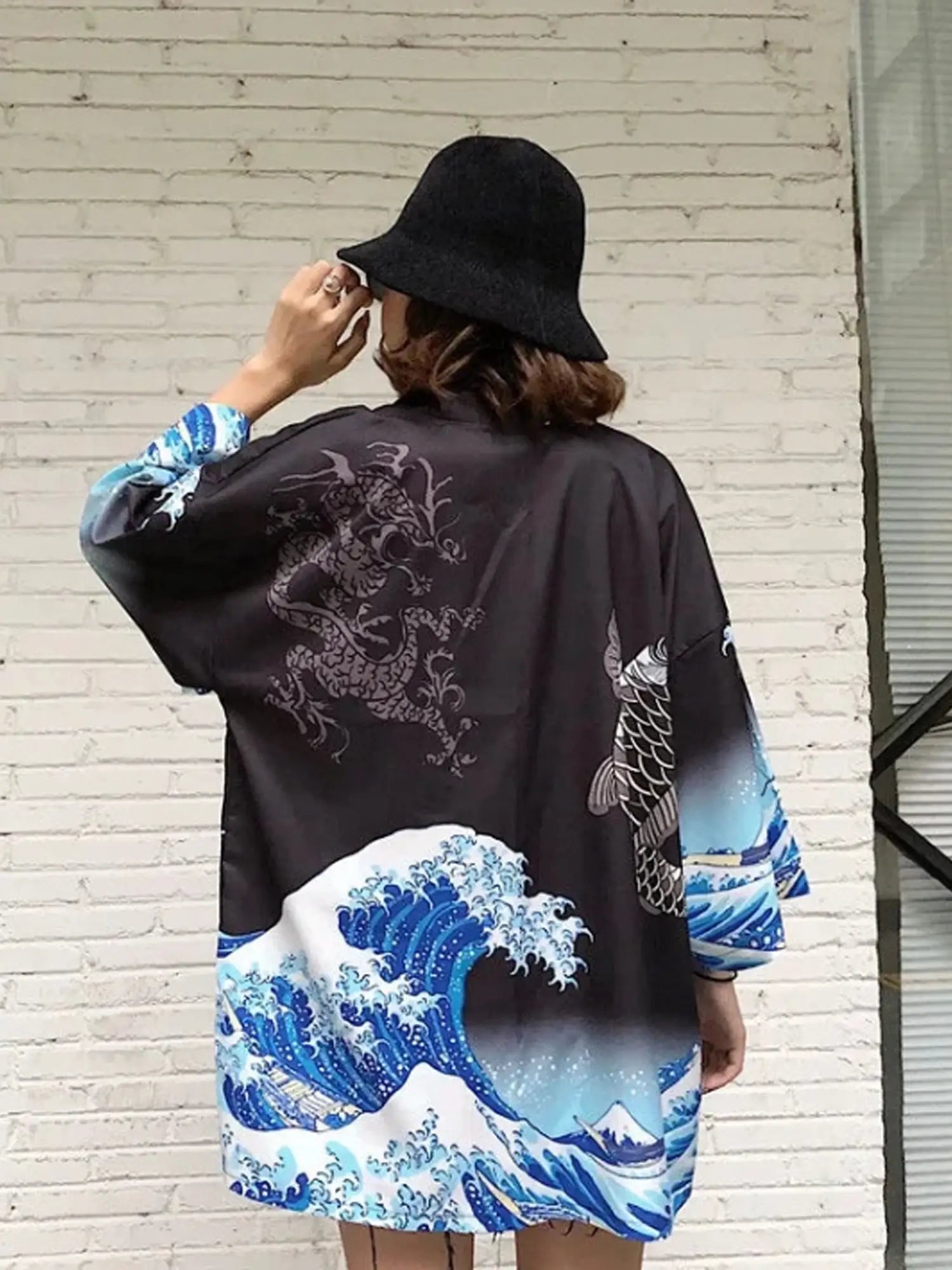 Veste kimono Koiwave