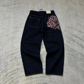 pantalon baggy avec motifs sakura