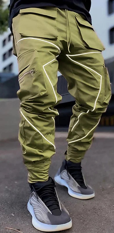 vêtements hip hop réfléchissants pour hommes