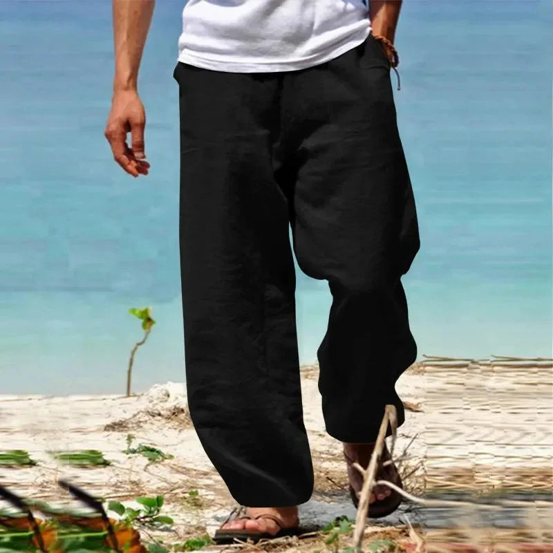 pantalon homme style asiatique pour l'été