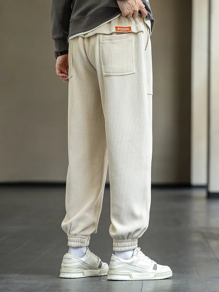 pantalon streetwear en velours cÎtelé
