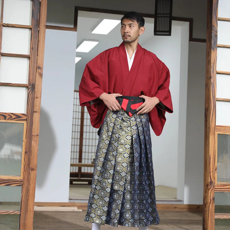 Japanese Men Samurai Kimono