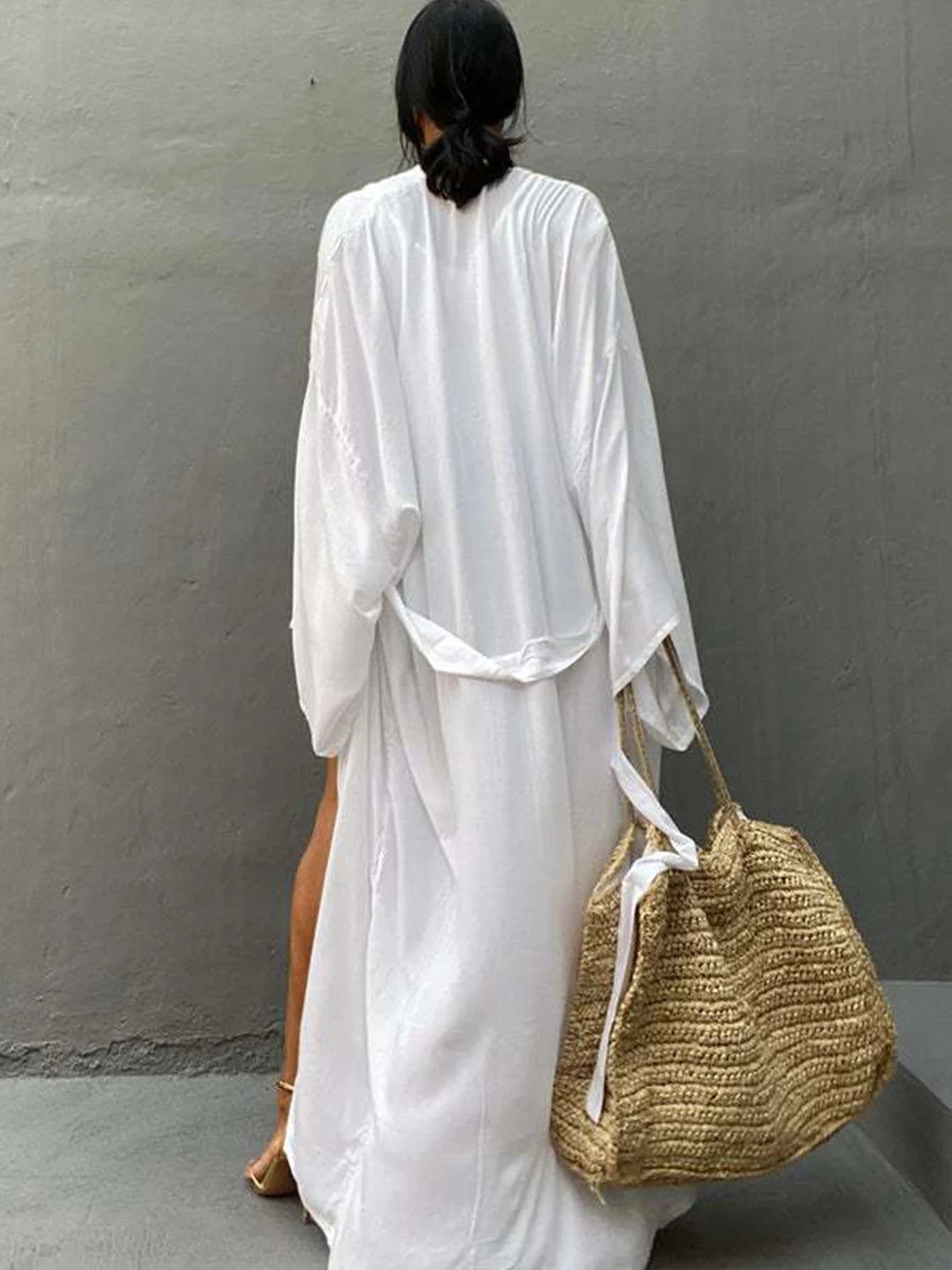 kimono élégant avec ceinture