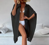 kimono uni pour maillots de bain
