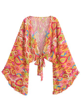 Boléro de plage | paisley Orange