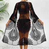mousseline fluide pour tenue de plage