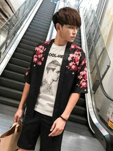 veste kimono à motif floral tendance