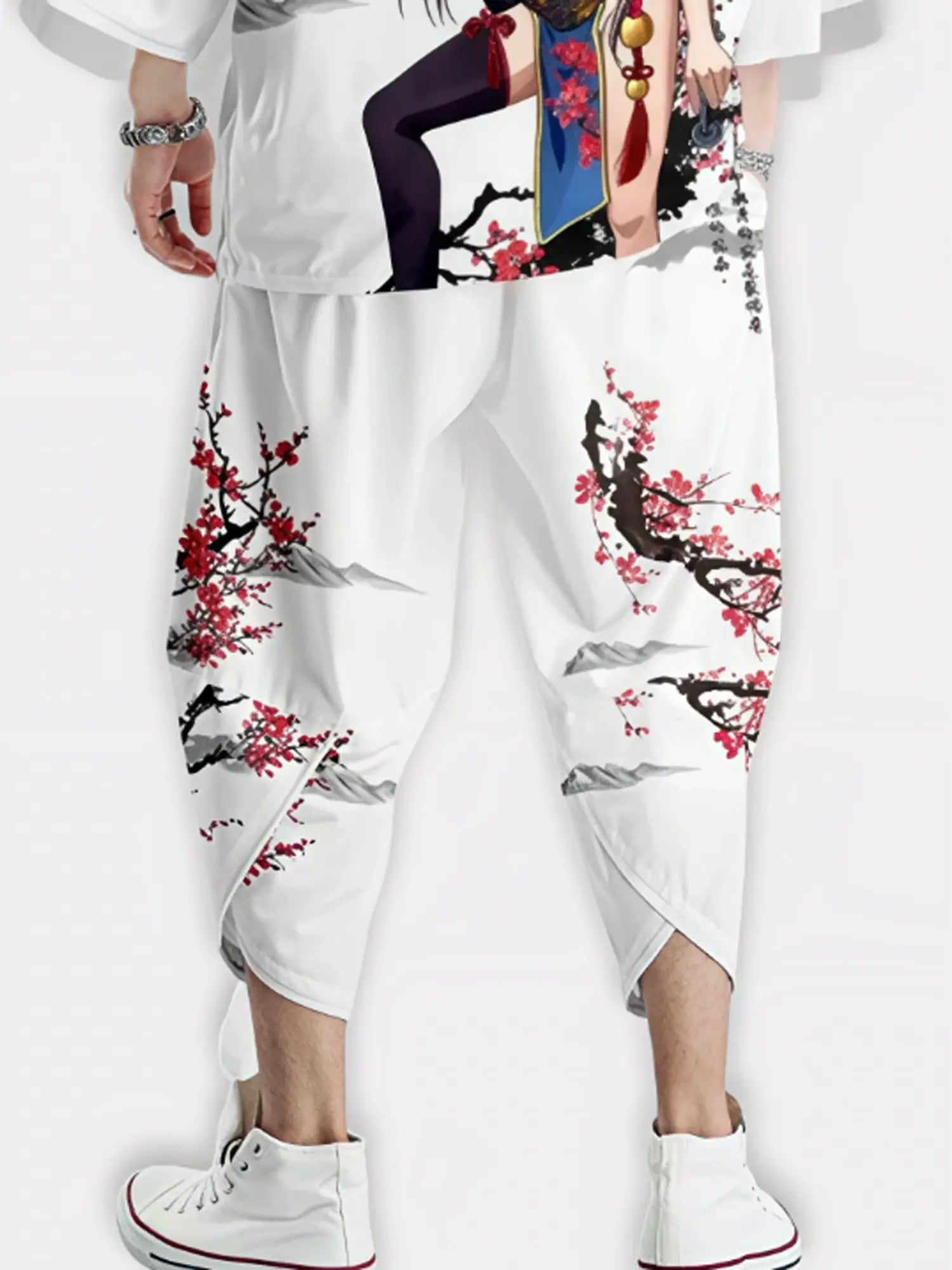 Pantalon Japonais Homme Sérénité Fleurie