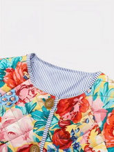 Veste Kimono Matelassée Florale |Hana Quilt - détail du tissu