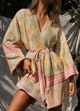 vêtement kimono court Aurore