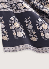 kimono stylé court en rose et gris