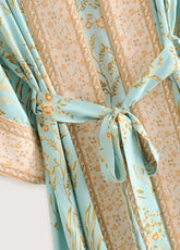 vêtement bohème bleu