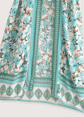 kimono léger bleu calanque