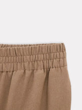 kimono féminin en tissu doux couleur sable