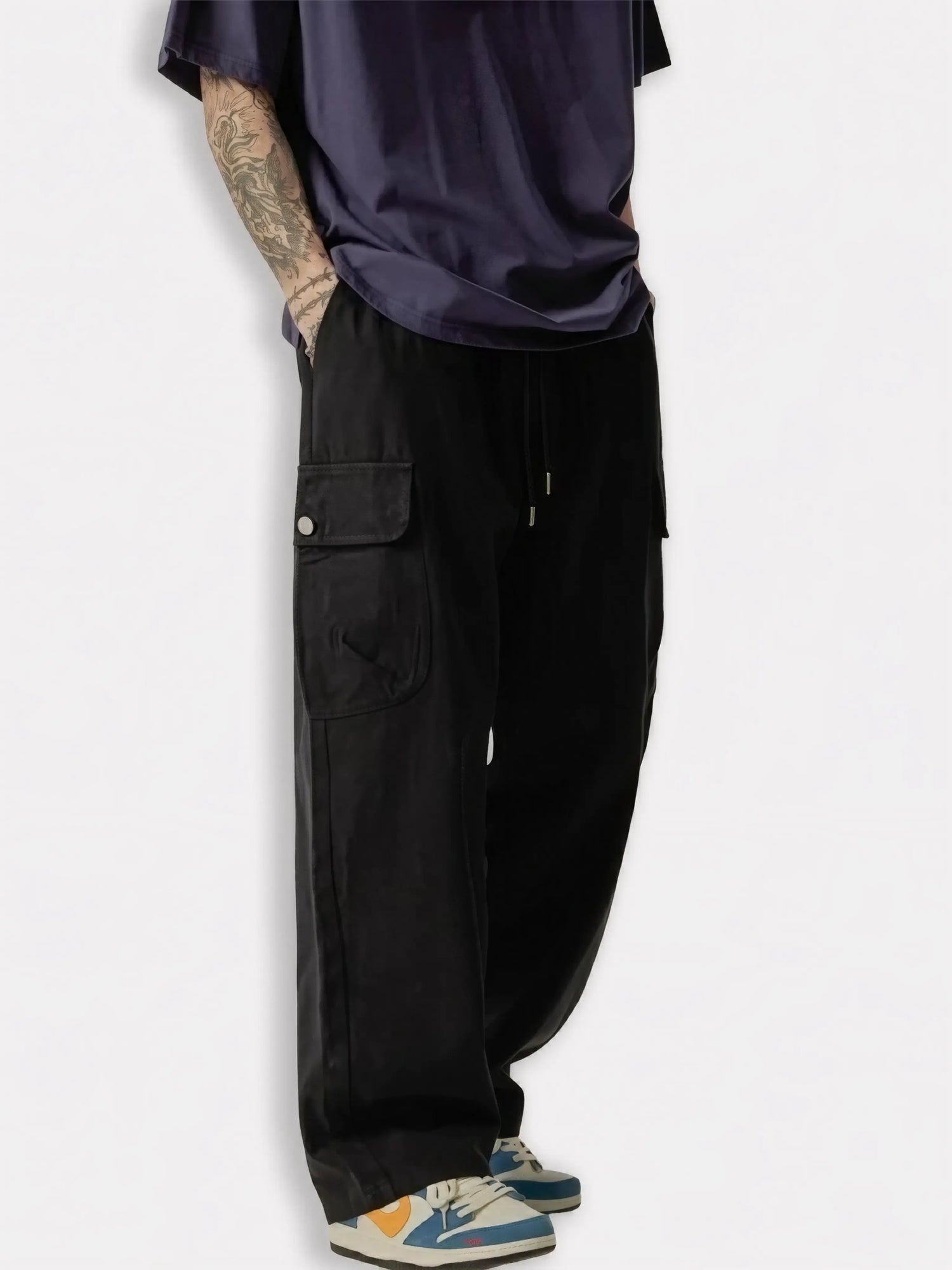 Pantalon Japonais Cargo en Coton