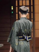 kimono élégant Genzai avec motifs japonais