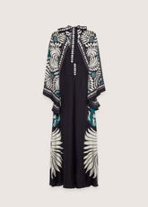 robe kimono réversible motifs botaniques