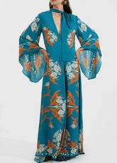robe mode turquoise éclatant