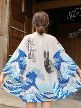 Veste kimono Koiwave