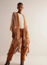veste florale kimono japonais