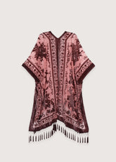 veste kimono rose doux