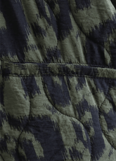 veste vert olive style kimono