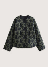 Veste Kimono Vert Olive | Ikat Français