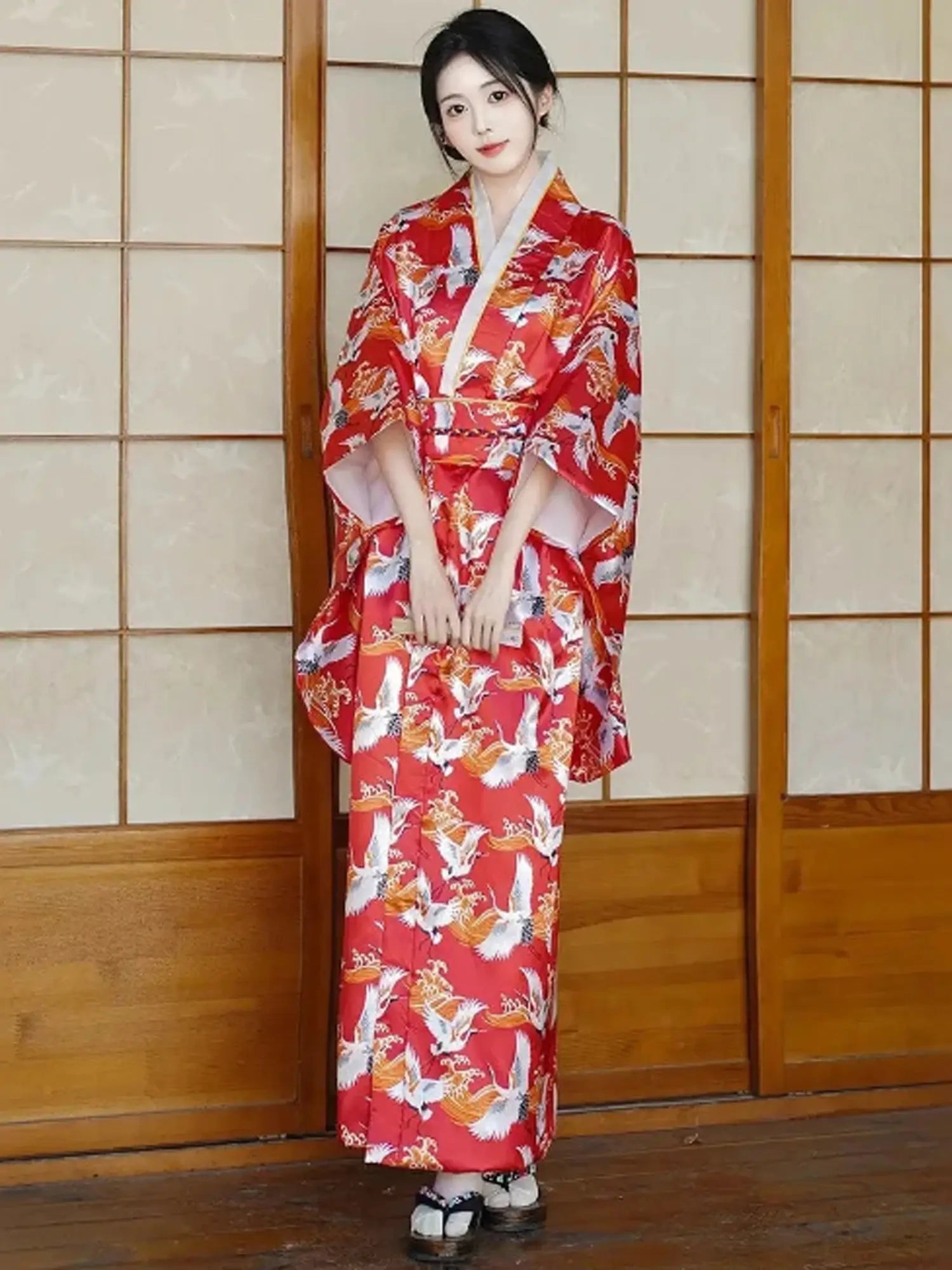 Kimono Japonais Tsuru