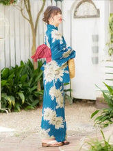 kimono japonais floral avec motifs himawari