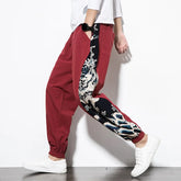 pantalon inspiré du Japon dragons