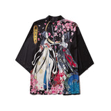 Haori | guerrier aux cerisiers Noir