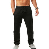 pantalon japonais en lin respirant