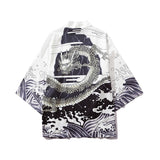 Haori | dragon des flots Blanc