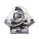 Haori | dragon des flots Blanc