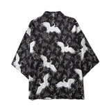 Haori | semis de grues Noir