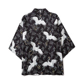 Haori | semis de grues Noir