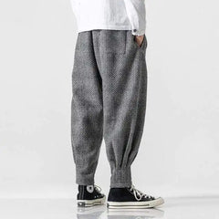 pantalon ample style japonais pour homme