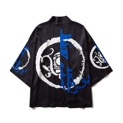 Haori | calligraphie jinsei Noir