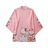 Haori | chats porte bonheur Rose
