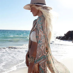 kimono de plage élégant