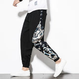 pantalon japonais motif dragon