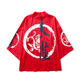 Haori | calligraphie jinsei Rouge