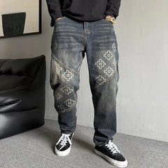 Jean Patchwork Japonais Hip Hop