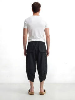 Pantalon Japonais Court |Raito - vue de dos