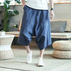 Pantalon Japonais Court Oversized