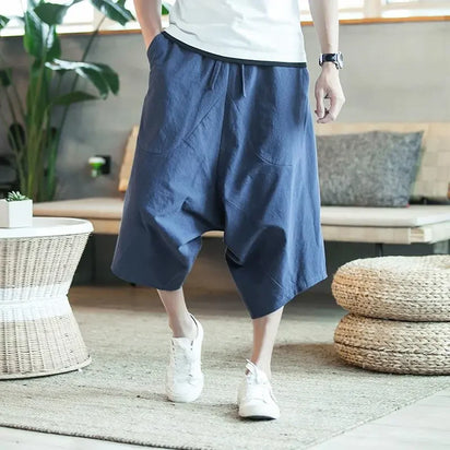 Pantalon Japonais Court Oversized