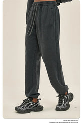 pantalon vintage taille haute en denim japonais