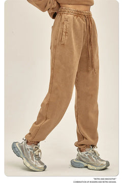 pantalon japonais délavé style vintage