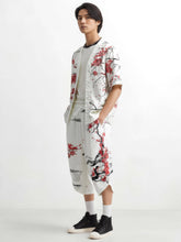 Pantalon Japonais Homme Fleurs Sérénité porté en look moderne